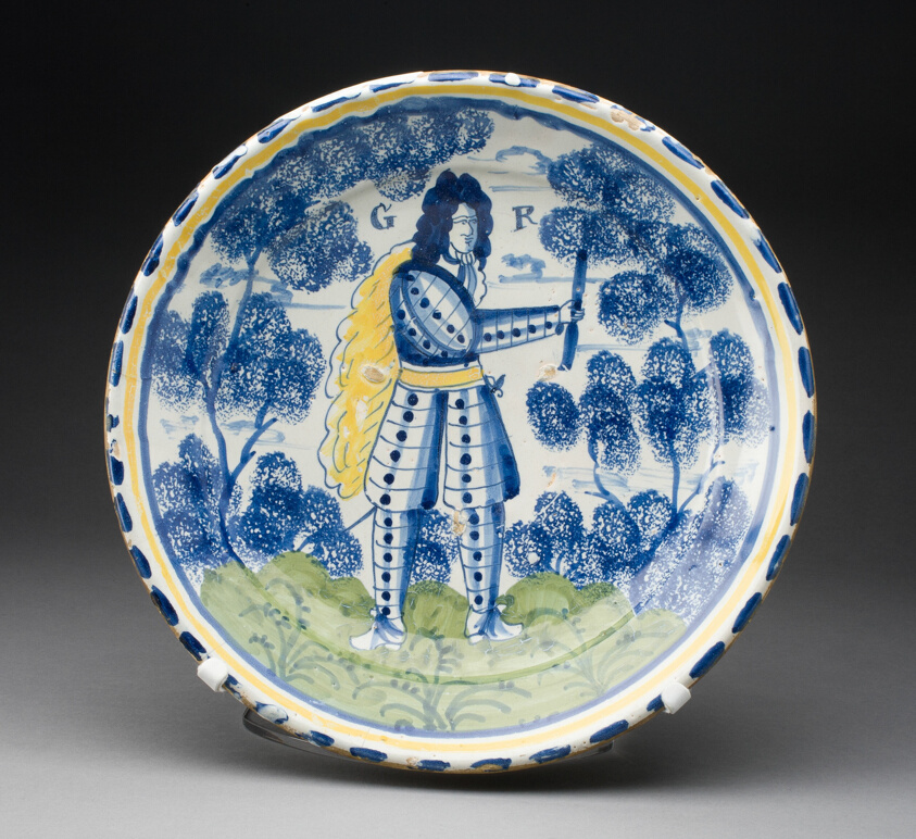 Dish Depicting King George I of England