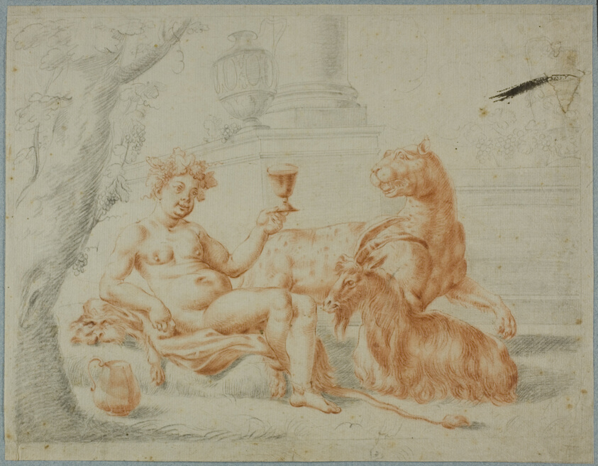 Young Bacchus with Goat and Panther