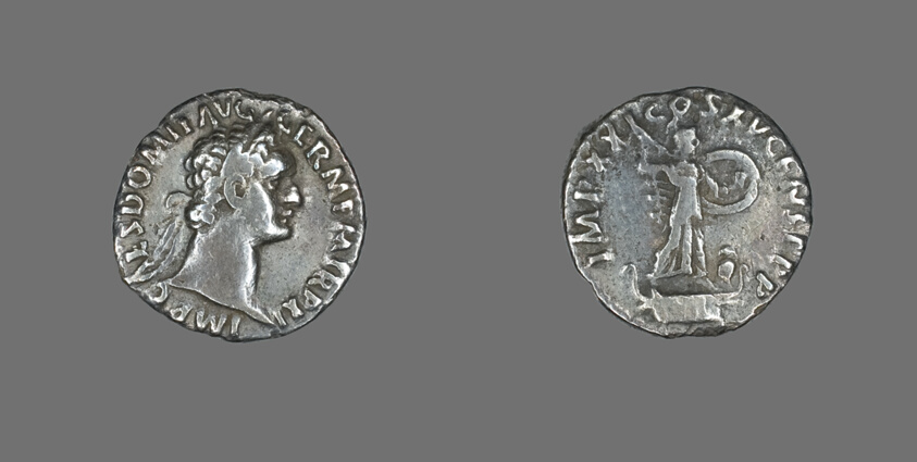 Denarius (Coin) Portraying Emperor Domitian