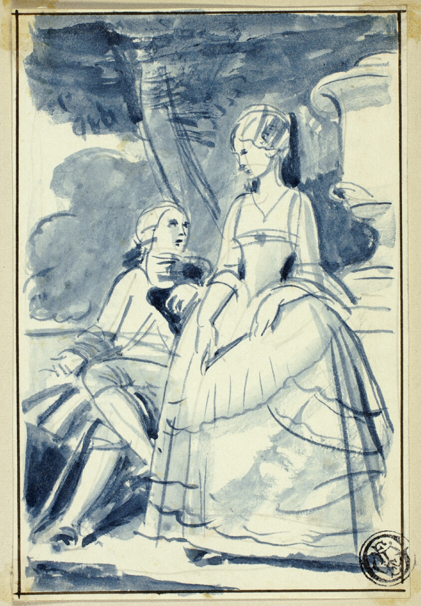 Man and Woman in 18th Century Dress