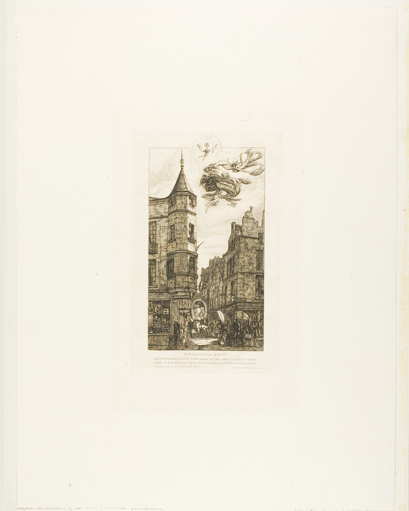 House with a Turret, No 22, rue de l'Ecole de Médecine, Paris (called the Turret of Marat)