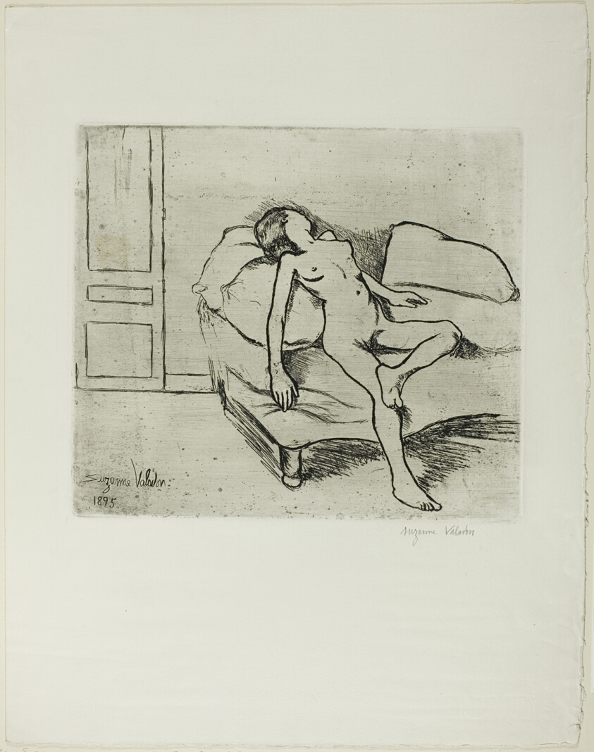Louise Nude on a Sofa