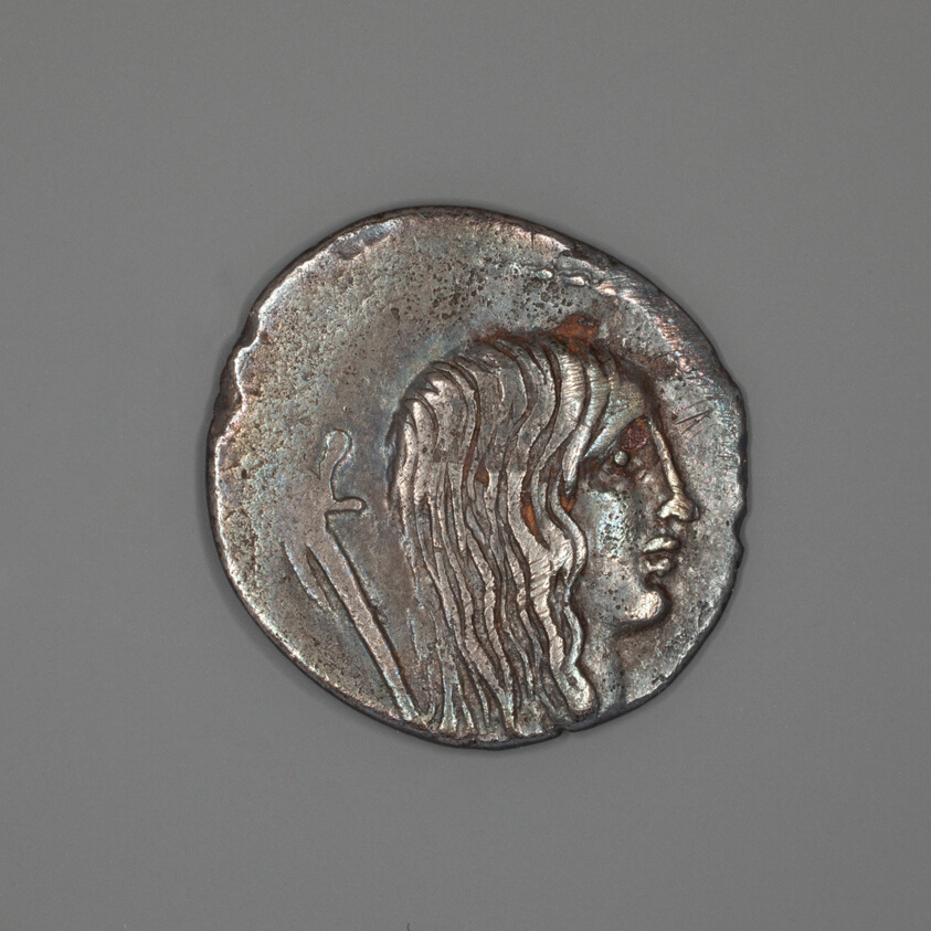 Denarius (Coin) Depicting a Female Head