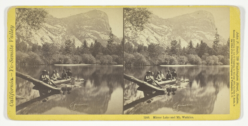 Mirror Lake and Mt. Watkins, No. 1248 from the series "California—Yo-Semite Valley"