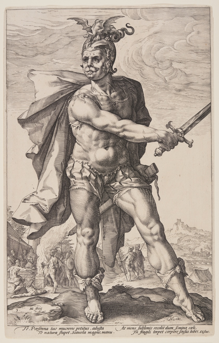 Mucius Scaevola, from The Roman Heroes