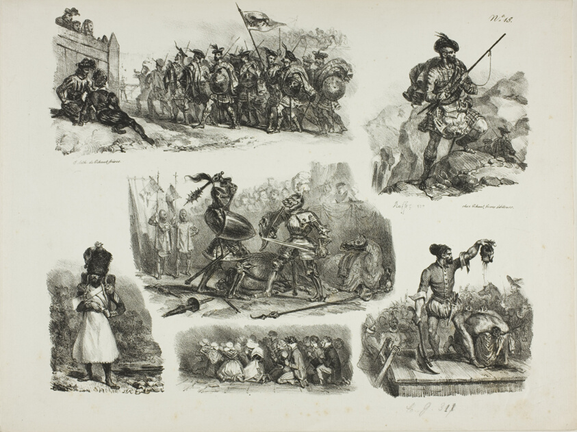 Sheet of Sketches