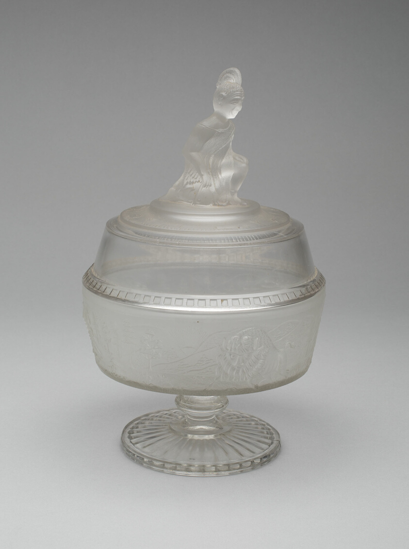 Westward Ho!/Pioneer Covered Footed Compote