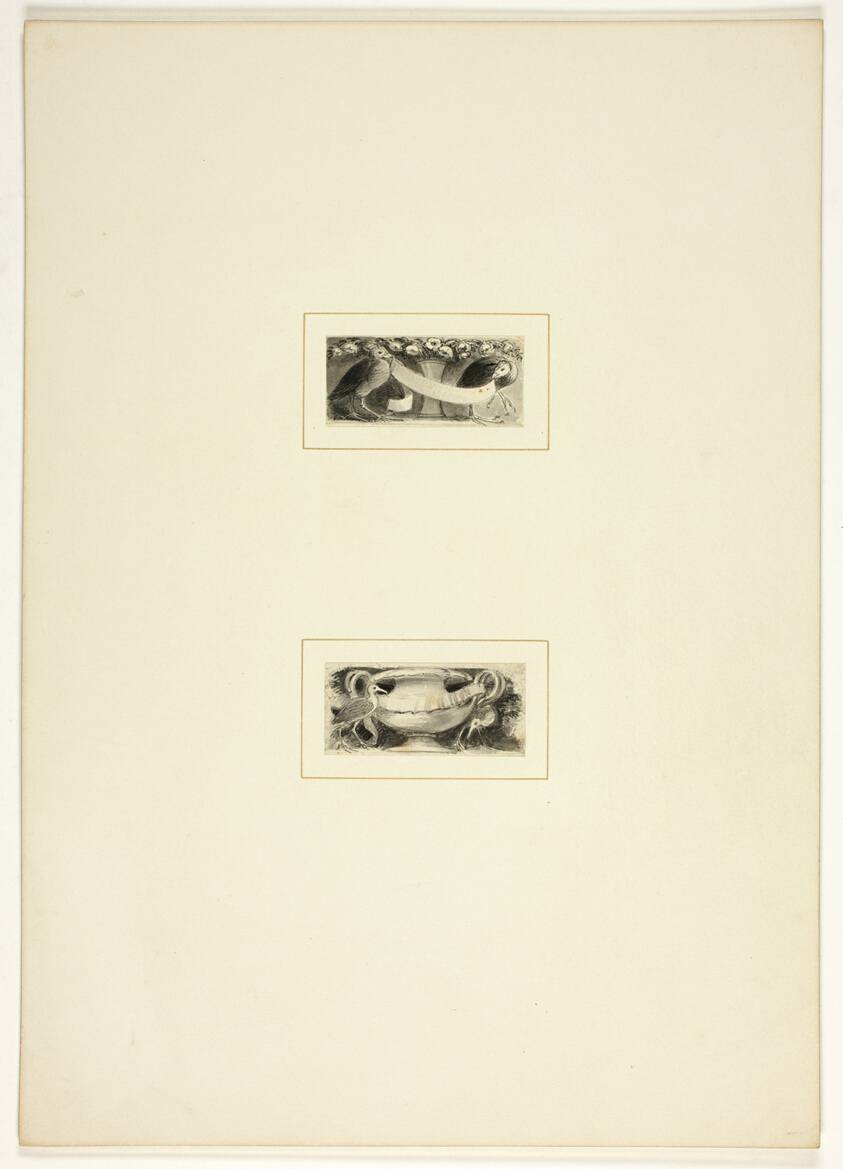 Study for a plate from The Triumphs of Temper, in the 1796 Royal Engagements Pocket Book