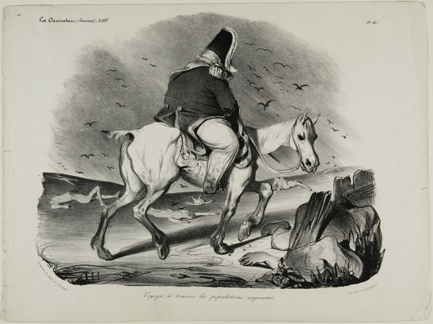 Travel across the attentive population, plate 413