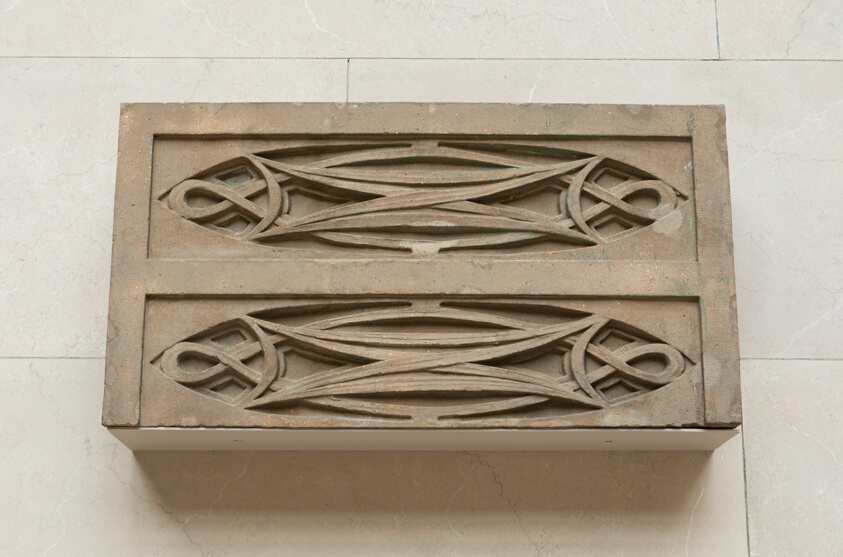 Garrick Theatre: Block of stringcourse from first floor loggia