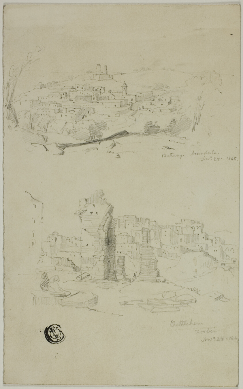 Views of Bethany and Bethlehem