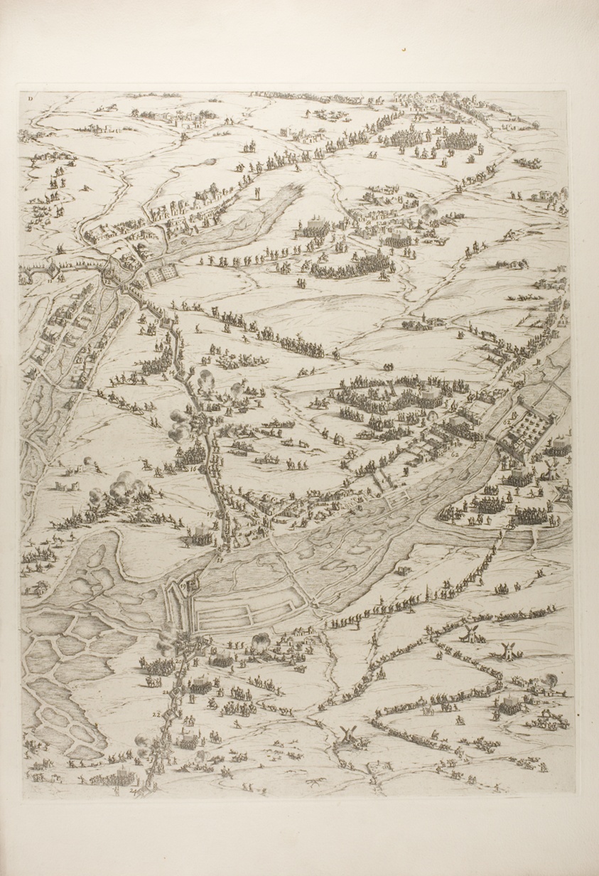 Plate Three from La Siège de la Rochelle