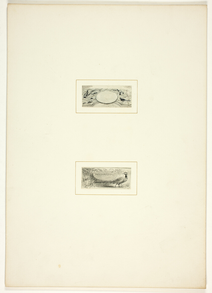 Study for a plate from The Task