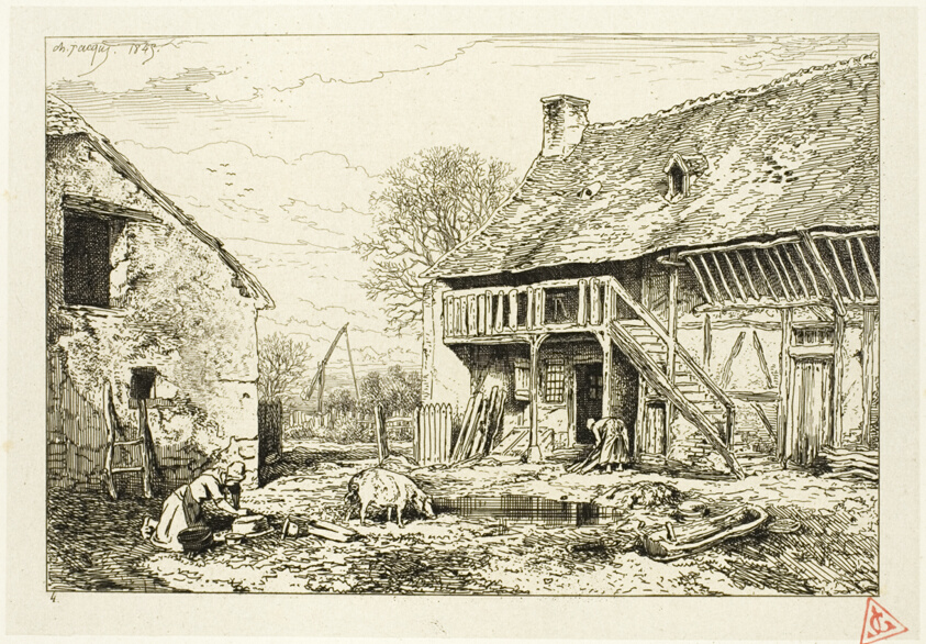 Courtyard of a Peasant Dwelling