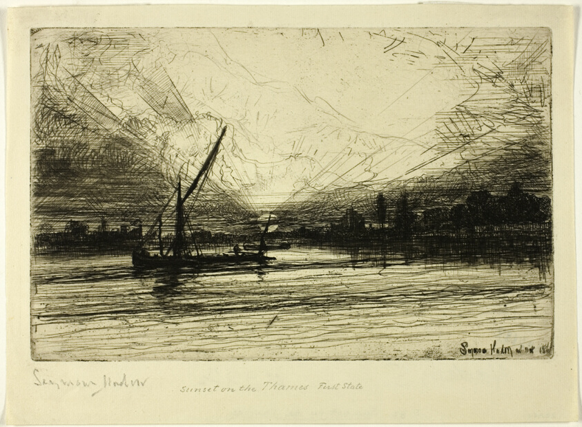Sunset on the Thames