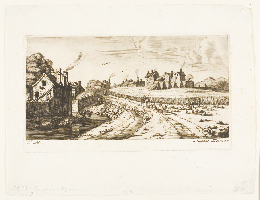 Entrance to the Suburb of Saint-Marceau, Paris