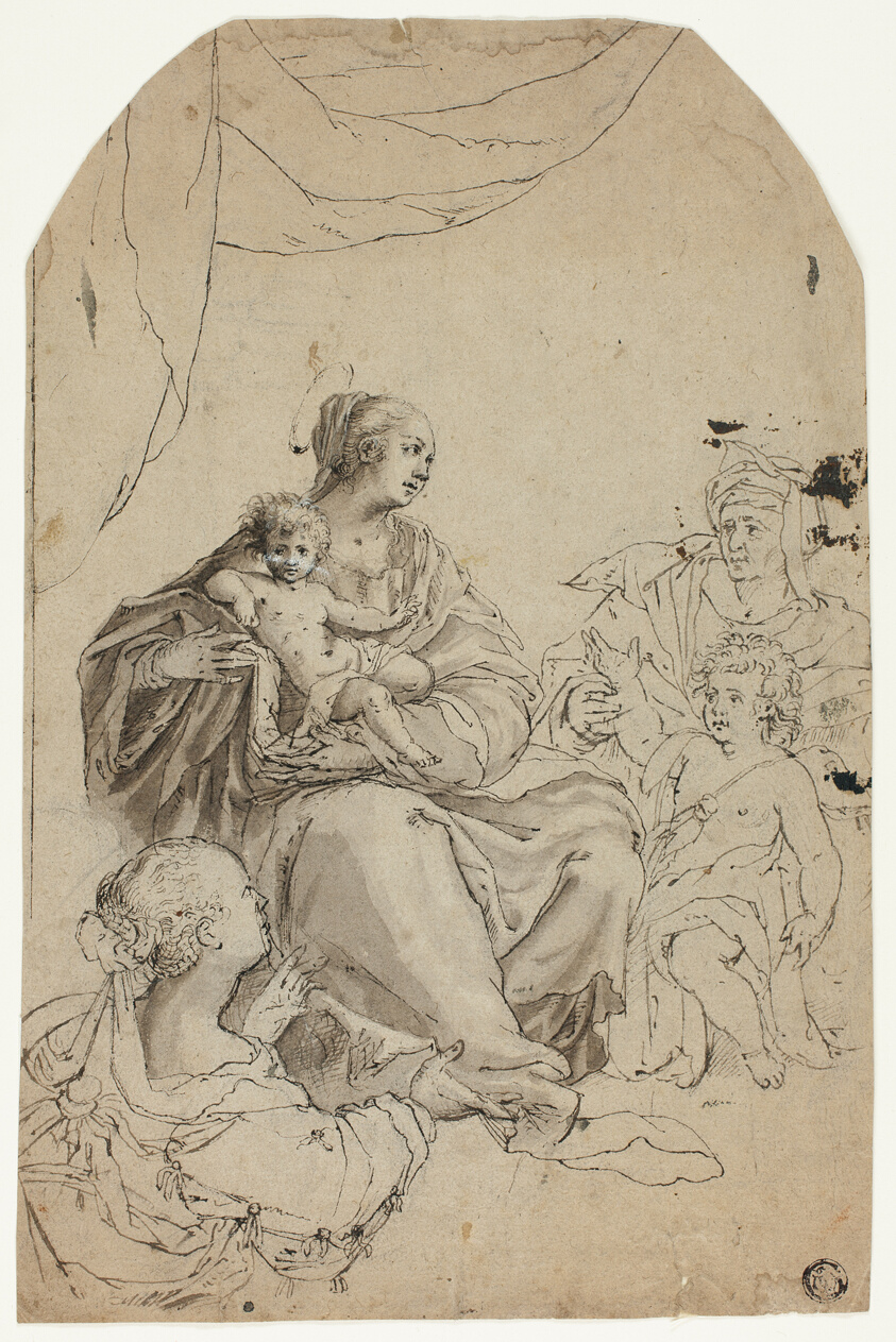 Madonna and Child with Saints Elizabeth, John and Anne