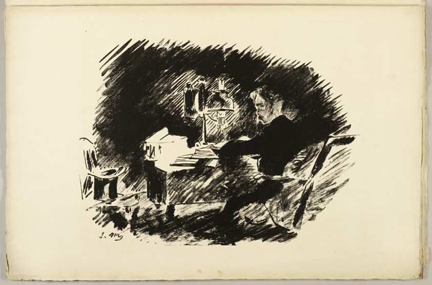 Under the Lamp ("Once upon a midnight dreary..."), from The Raven (Le Corbeau)
