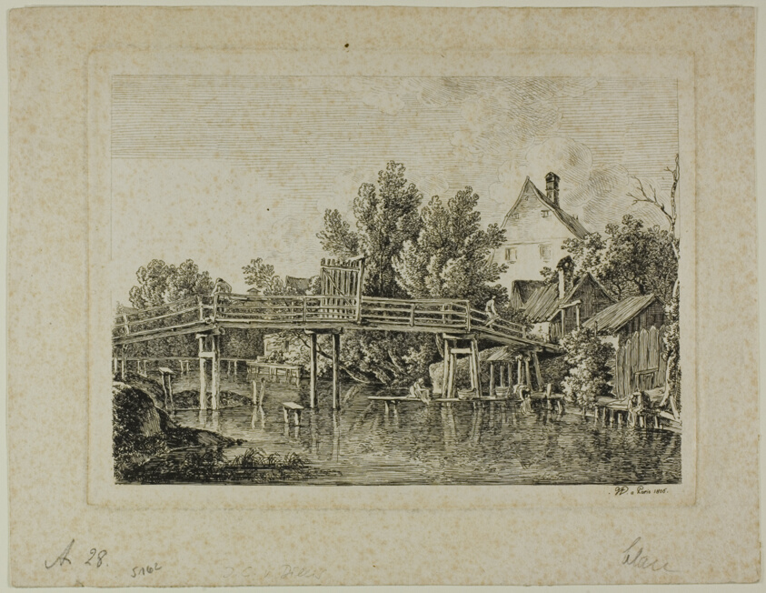 The Little Bridge Across the Isar, Paris