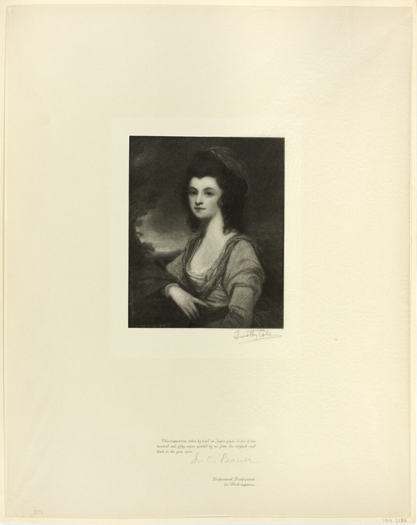 Portrait of Mrs. Davies, from Old English Masters