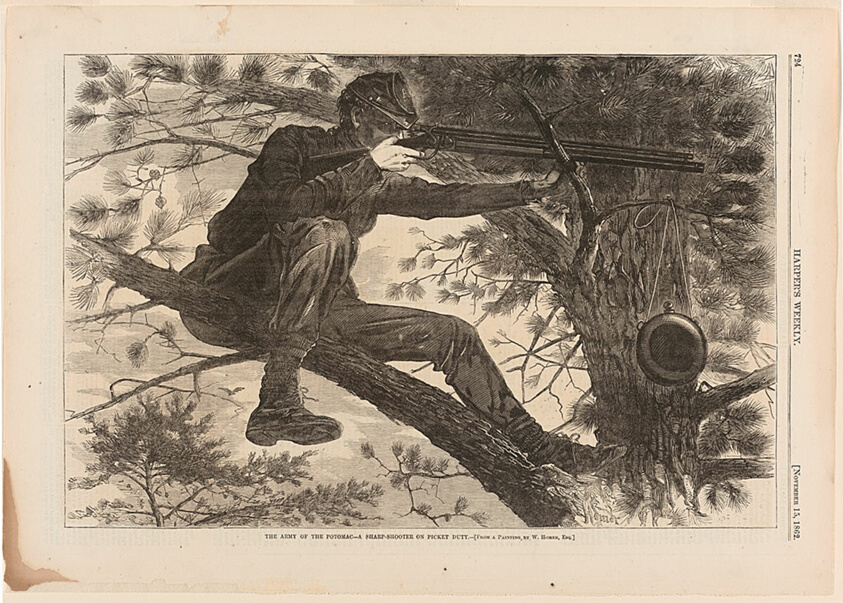 The Army of the Potomac—A Sharp-Shooter on Picket Duty