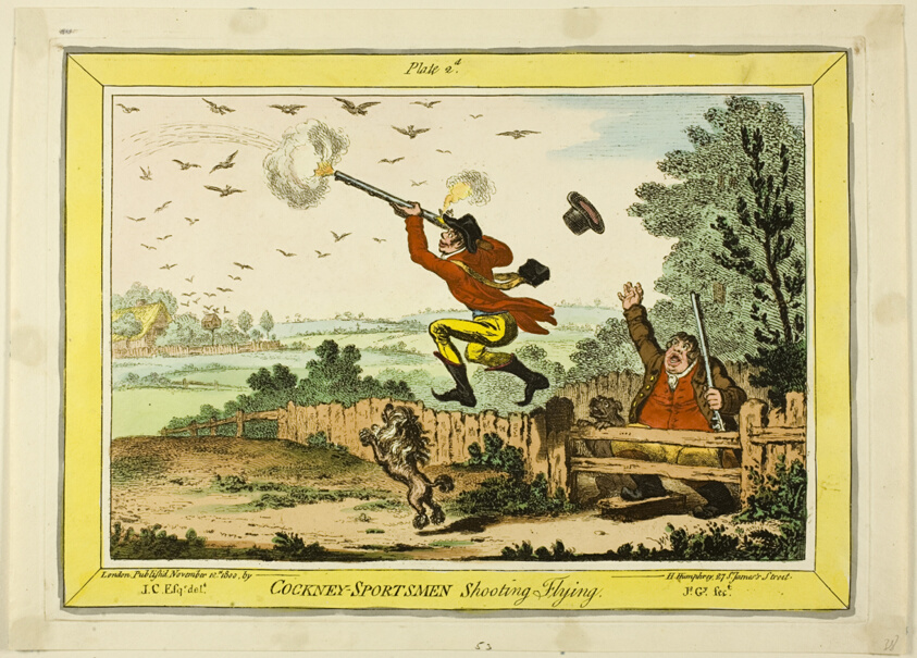 Cockney Sportsmen Shooting Flying