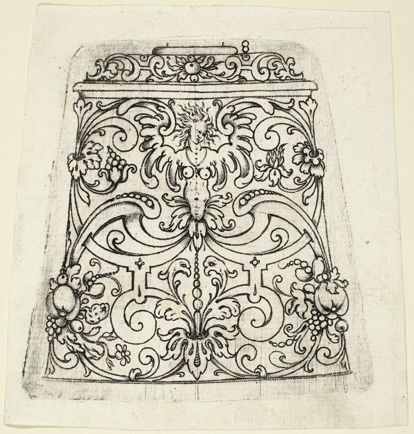 Plate 8, from twenty ornamental designs for goblets and beakers