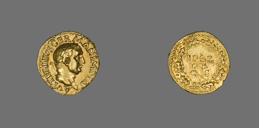 Aureus (Coin) Portraying Emperor Vitellius