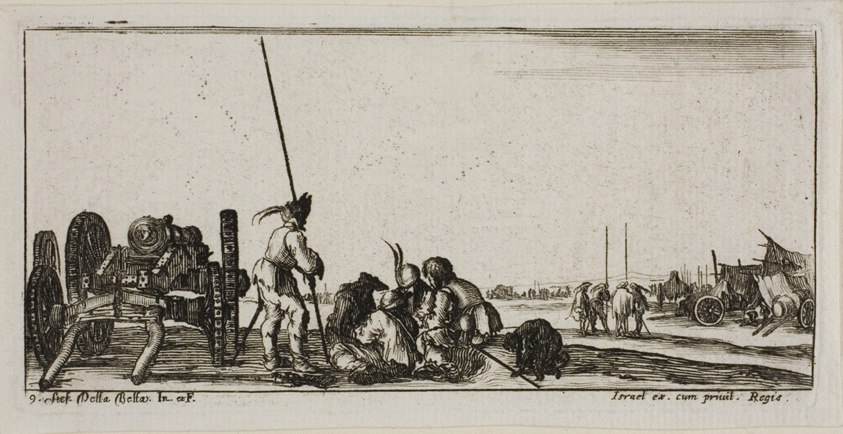 Plate Nine from Drawings of Several Movements by Soldiers