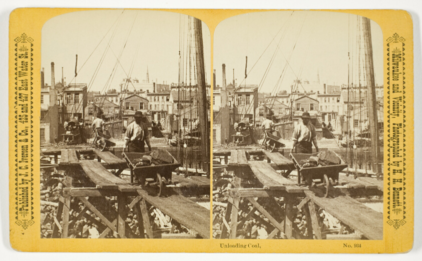 Unloading Coal, No. 934 from the series "Milwaukee and Vicinity"