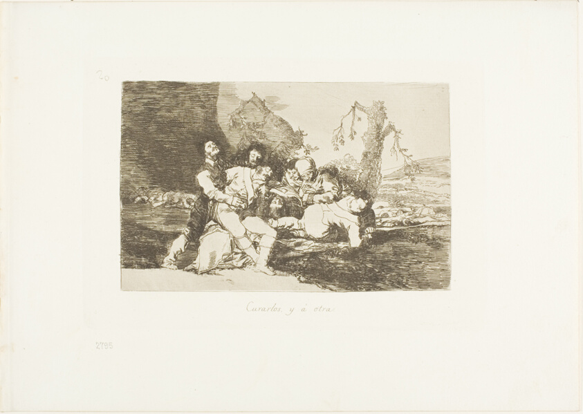 Get them well, and on to the next, plate 20 from The Disasters of War
