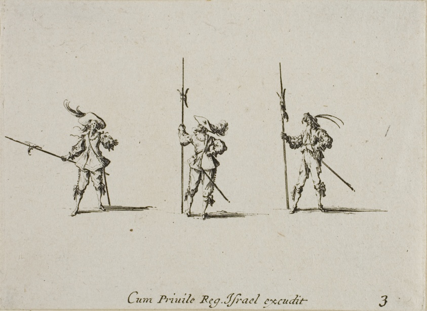 Drill with Halberds, plate three from The Military Exercises