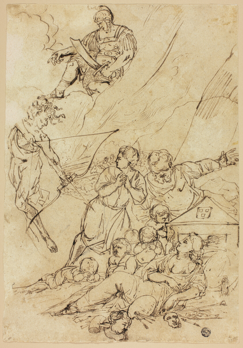 Mars Sending Gorgon to Slay the Arts