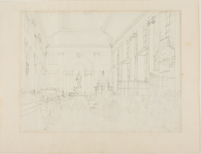 Study for the Great Hall, Bank of England