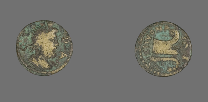 Coin Depicting the God Serapis