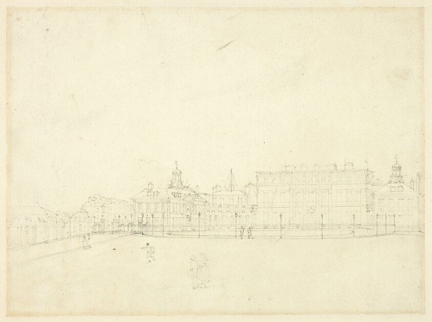 Study for Queen's Palace, St. James Park