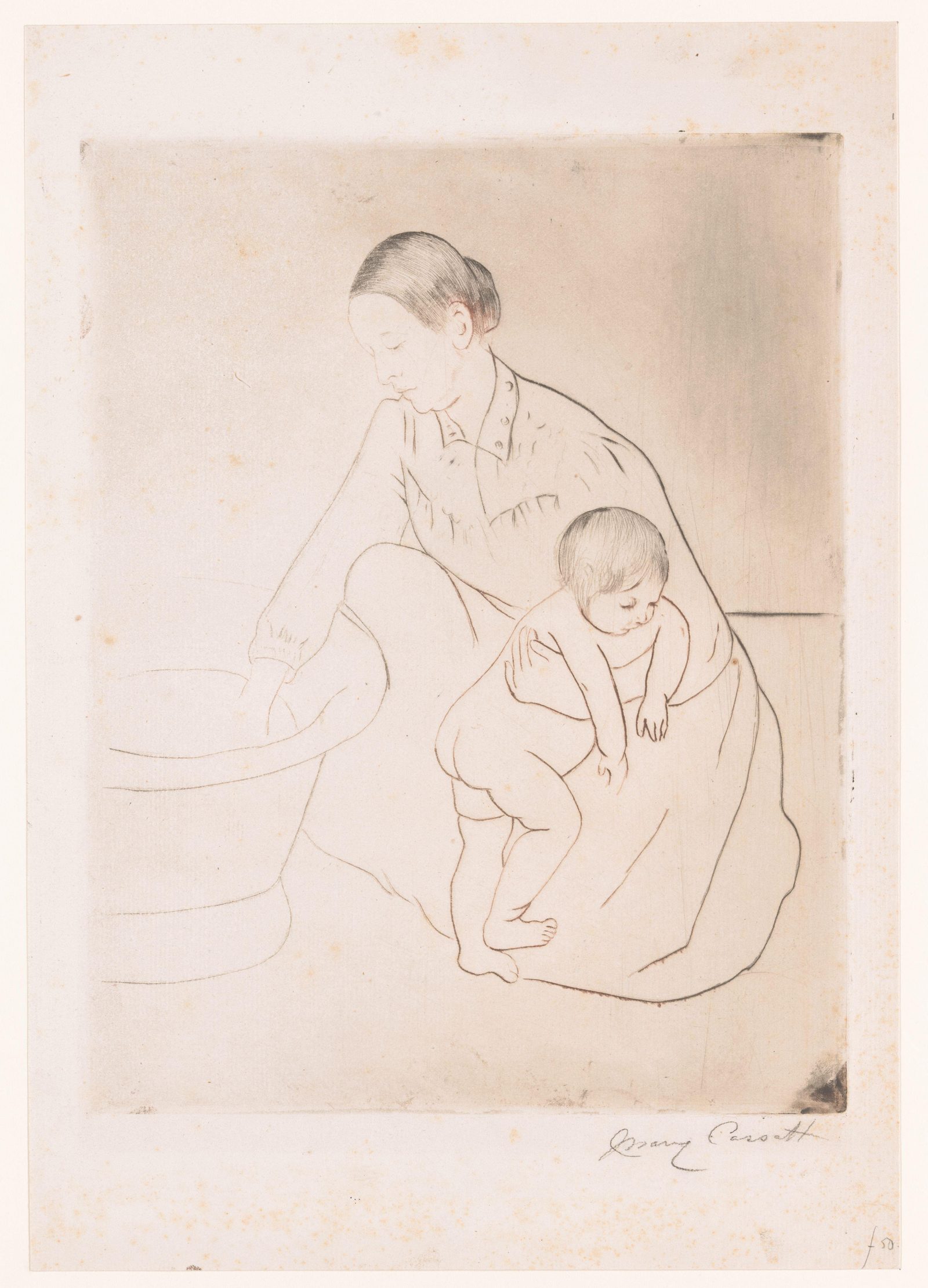 Mary Cassatt · Mother and Child at the Bathtub · 1891 · Rijksmuseum