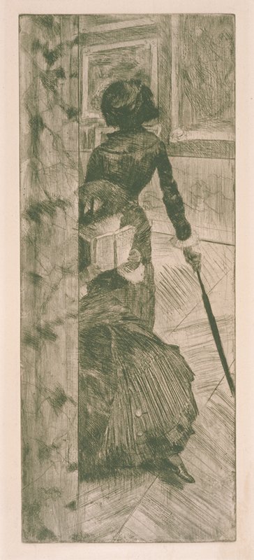 Edgar Degas · Mary Cassatt at the Louvre: The Paintings Gallery · 1879 to 1880 · Minneapolis Institute of Art