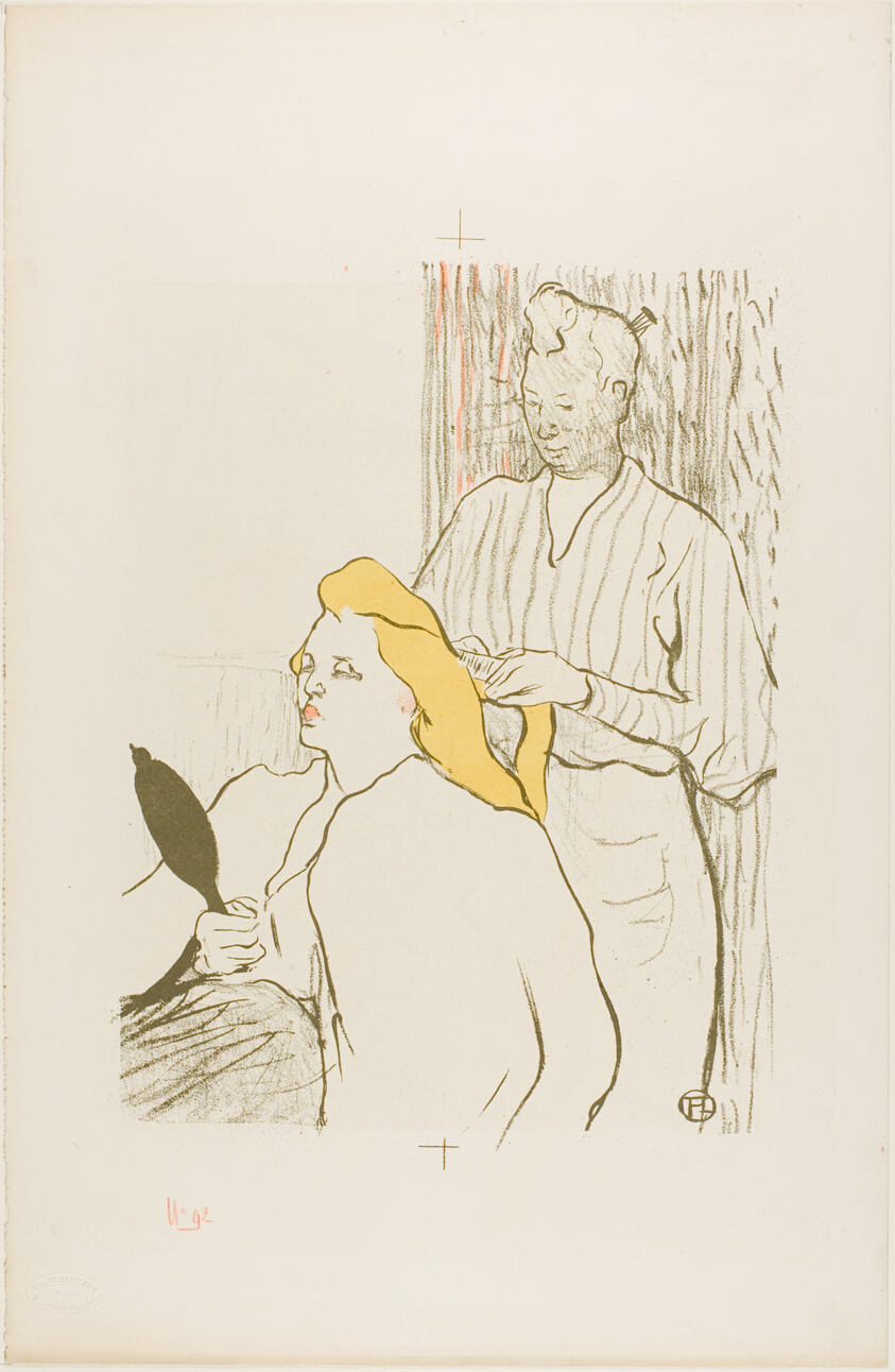 Henri de Toulouse-Lautrec · The Hairdresser, Program for the Théâtre Libre · 1893 · Art Institute of Chicago